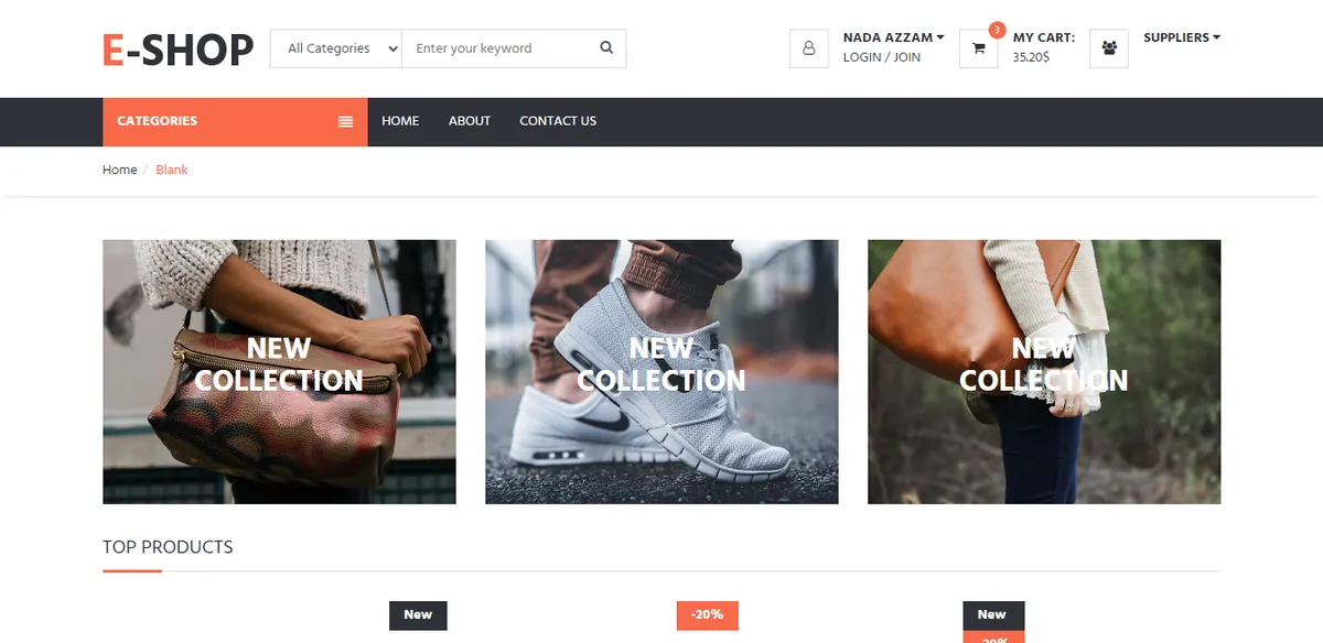 Screenshot of Adbuy project